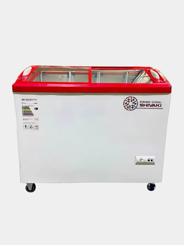 Морозильник Shivaki SFA131 Frigo Cool, белый-красный