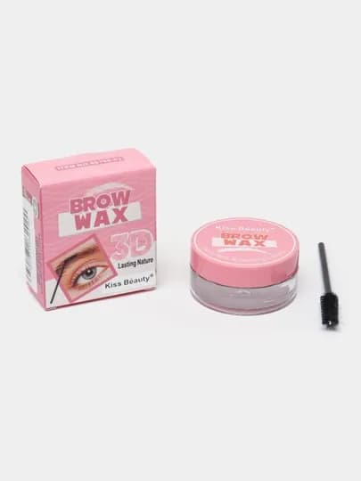 Мыло гель для укладки и фиксации бровей с эффектом ламинирования Kiss Beauty — ENDY-SOAPMAK-КОРАЛЛ