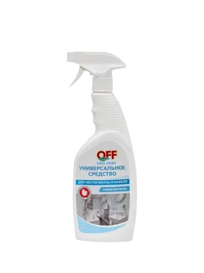Универсальное чистящее средство OFF Total Clean, для ванны и кафеля, 600 мл