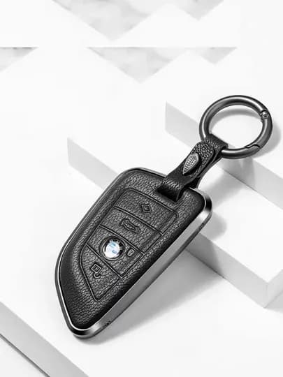 Металлический защитный чехол для ключа BMW с точной посадкой — 77CASES-BMWPMC6-ЧЕРН