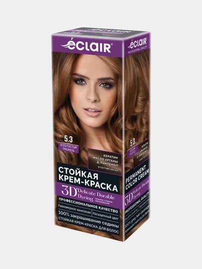 3D крем-краска для волос "Золотистый трюфель" 5.3 — ECLAIR1-3D53