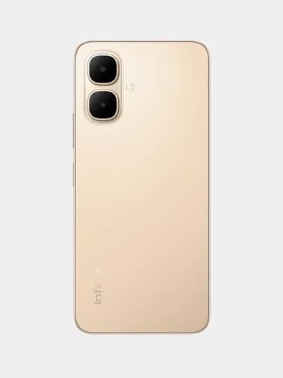 Смартфон Infinix Smart 10, до 4+4/128GB, 5000mAh 15w, 6.67" 120Hz, IP 64, Android 15 — ASLMOBE-INSMART10-ЗОЛОТ