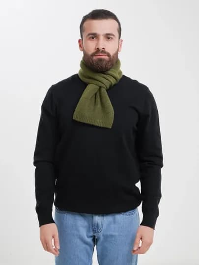 Зимние шарфы Zara, теплые — ZARСOL-ШАРФ-ТЕМНЗЕЛ