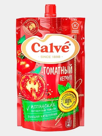 Кетчуп Calve, томатный, 350 г