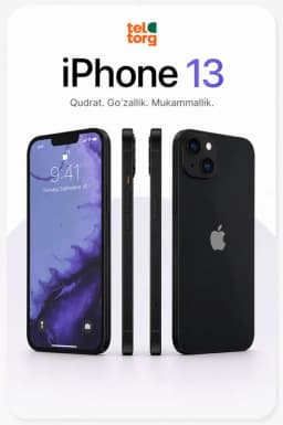 Смартфон Apple iPhone 13 128 ГБ (nanoSim+eSim), Black