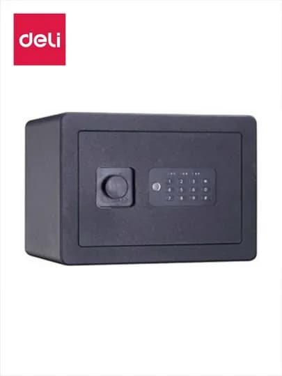 Сейф Deli 33515, электронный код и ключ, 250 * 350 * 250 мм, 9,7 кг