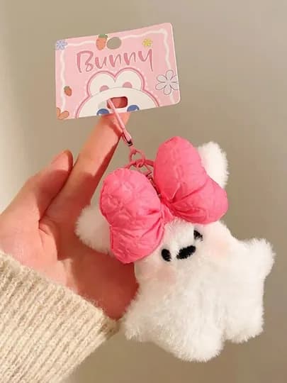 Мягкий плюшевый брелок для ключей, Kawaii аксессуар на сумку и рюкзак