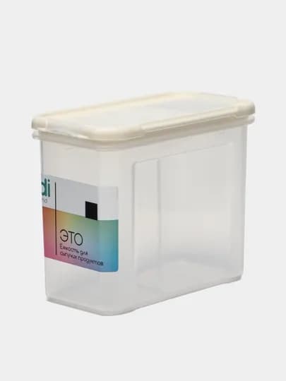 Емкость для сыпучих продуктов IDIland Modena 221112025/01, с дозатором, 1 л — ПОСУДА-P02DDA9