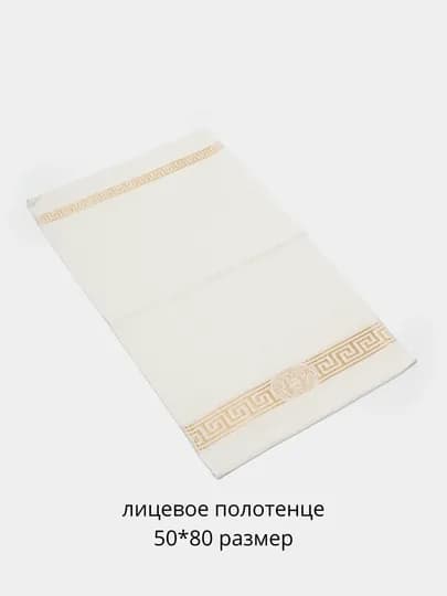 Полотенце для лица, хлопок, махровое, 50*80 см — COHOUSE-VERSACE-КРЕМОВ