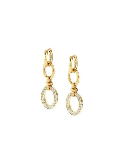 Nm 028608 / 012 cерьги Affinity подвески, желтое покрытие PVD