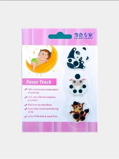 Детский термометр-наклейка, градусник налобный, 3 шт — KIDSGF-ZR00113