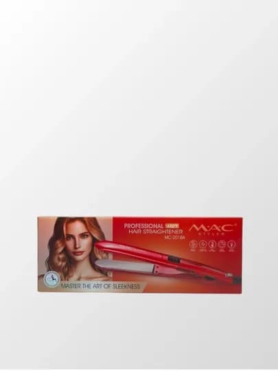 MAC профессиональный утюжок, для выпрямления волос, стайлер — DOSTON-MAC3082-КРАСН