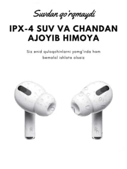 Беспроводные наушники AirPods Pro 2, сенсорные, беспроводная зарядка — GTEX-PRO2