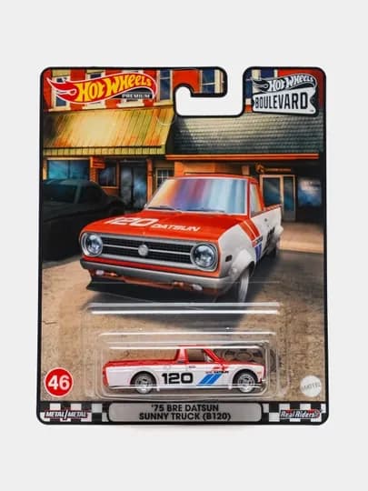Коллекционная игрушечная машинка Hot Wheels Premium Bulvared 1/64 — MATTEL-HWBULVR-БРОНЗ