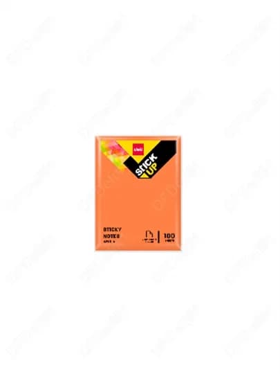 Бумага самокл. 101х76мм неон-цв EA910-4 Deli, 910-4-EA — DFDELI-9104EA-ОРАНЖ-4
