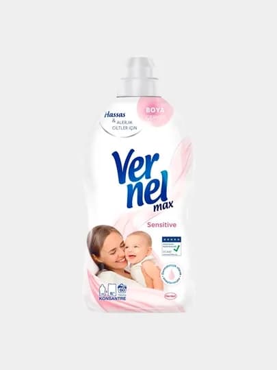 Кондиционер для белья Vernel Max Sensitive, 1.44 л