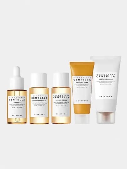 Набор для ухода за кожей Skin1004 Madagascar Centella Travel Kit, мини формат — 7777829-CENTELLA