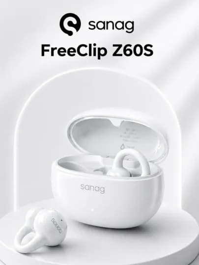 Беспроводные наушники HUAWEI FreeClip, iOS/Android, C-Bridge дизайн, ультралёгкие, OWS1013 — JEMORA-NAUSHNIKZIRAK-БЕЛЫЙ
