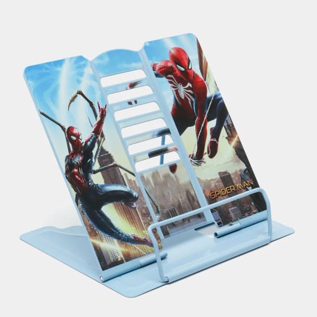 Spider-Man Vision Protector kitob va planshet stendi, buklanadigan (A5, ko‘k)