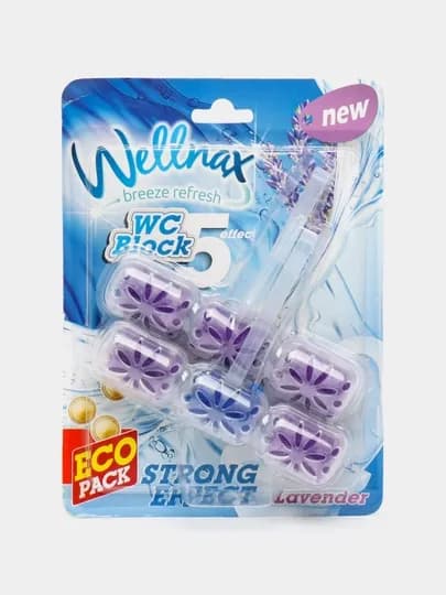 Блок ободок Wellnax Lavender для туалета