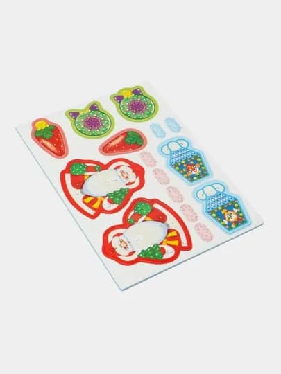 Игра-конструктор Hatber Сделай Сам Набор №3, игрушки на елку, объемная А4ф — SIG-P070D08