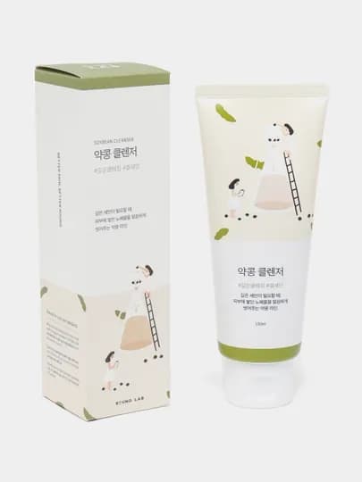 Питательная пенка-скраб для умывания с соей Round Lab Soybean Cleanser, 150 мл — ORGKOS-OOGOCQIECBYJ
