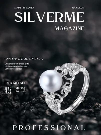 Кольцо для женщин, с камнями "SILVERME"