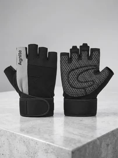 Спортивные перчатки GREY Agnite Deli ER351, размер M