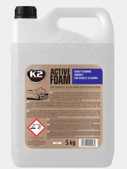 Автошампунь для бесконтактной и портальной мойки K2 Active Foam, 5 кг