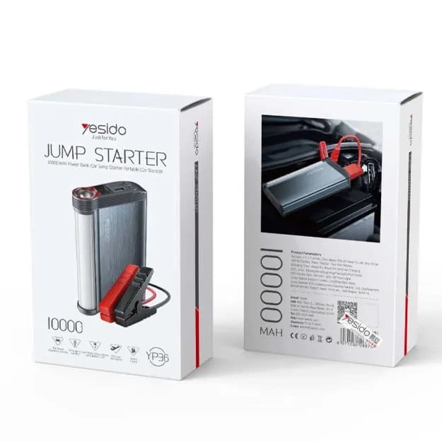 Пусковое устройство Yesido Jump Starter 10000mAH Power Bank Car Jump Starter