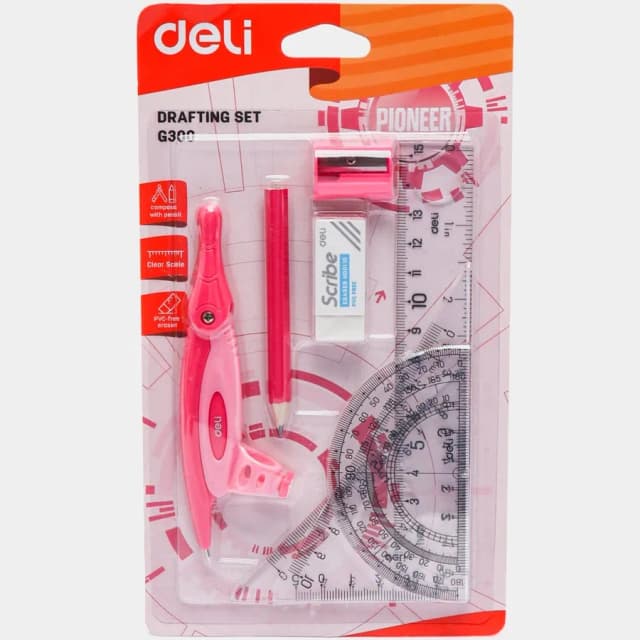 Deli G300 Sirkul va geometriya uchun to'plam