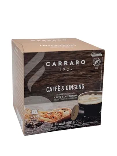 Капсулы Carraro Caffè & Ginseng Dolce Gusto