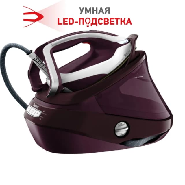 Утюг Tefal GV9810E0 Pro Express Vision, белый‑фиолетовый