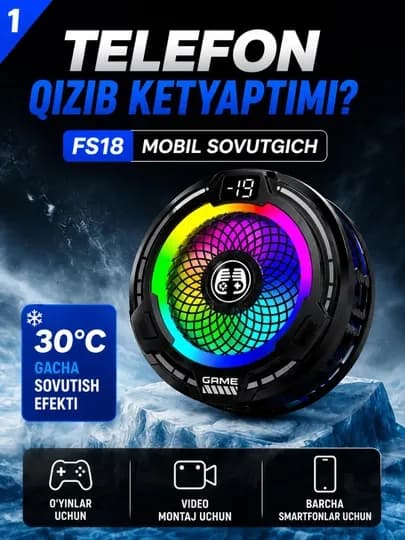 MEMO CX07/CX15, кулер для телефона, охладитель смартфона Android и iPhone — DLVR-COOLER-ЧЕРН