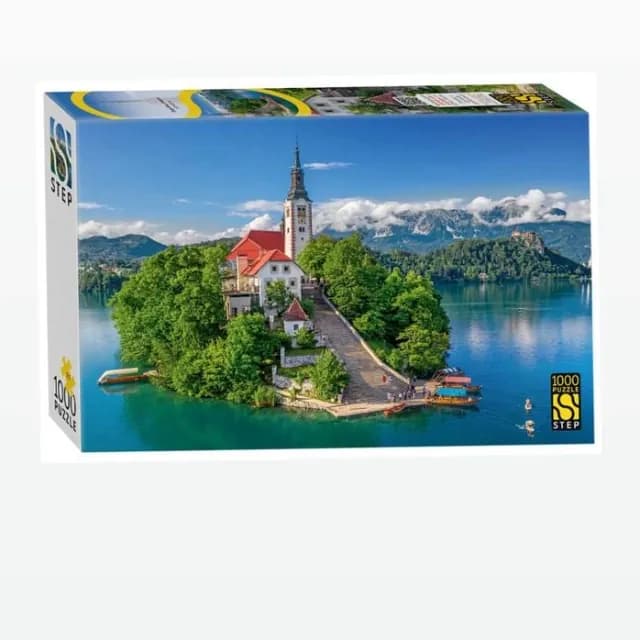Mozaika "Step company puzzle" 1000 "Озеро Блед, Словения"