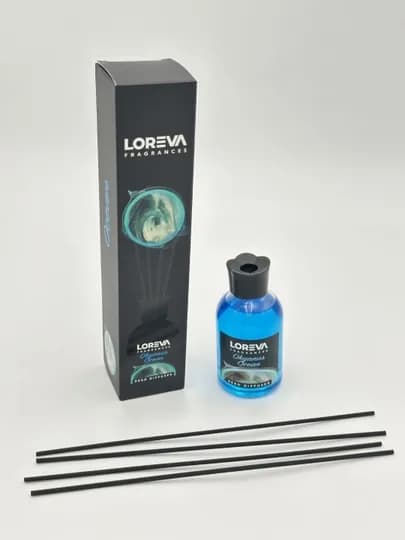 Loreva Ароматический диффузор с палочками – 55 мл, 110 мл, с 9 видами запахов — AURAUZB-LOREVA-МОРСК-110 ml