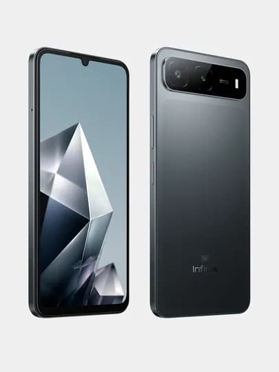 Смартфон Infinix Hot 60i 5G, до 8+8/256Gb, IPS 120Hz, 6000 mAh, функция беспроводной зарядки — JOYBOX-HOT60I5G-ЧЕРН-604/128