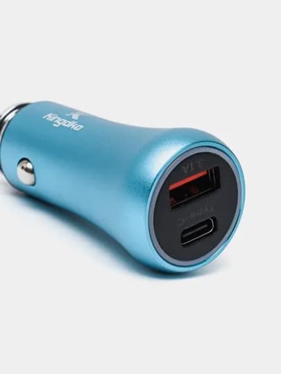 Автомобильное зарядное устройство PD 38 Вт KDK-205, быстрая зарядка Type-C и USB 3.1A