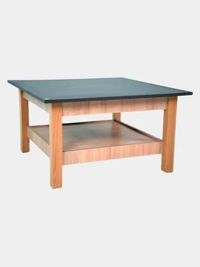 Журнальный стол AIKO Vibe, кофейный столик для гостиной, 80 x 80 x 45 см — AIKOWDS-VIBELIT-ХРОМ