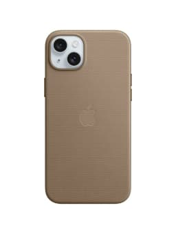 Чехол FineWoven Case с MagSafe для iPhone 15 Plus, Платиново-серый