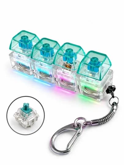Антистрессовая клавиатура- RGB брелок — это гаджет, который помогает сосредоточиться ASMR