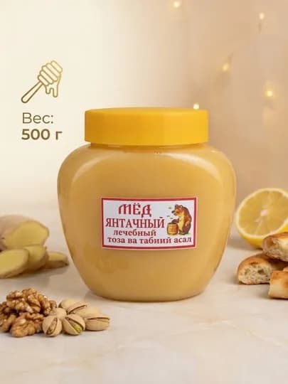 Мёд янтачный натуральный, густой, 500 гр