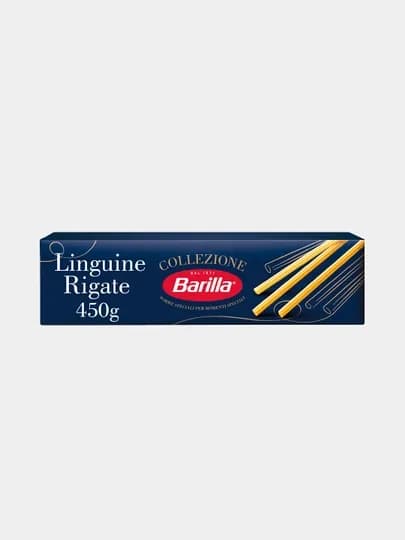 Макаронные изделия Barilla Linguine Rigate, из твёрдых сортов пшеницы, 450 г — BARIL-P10B879