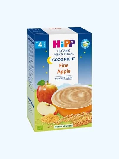 HIPP Good Night Apple детская молочная каша c яблоком, 250 гр, с 4 месяцев