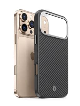 Чехол для iPhone. Премиальный чехол с арамидным волокном и магнитом MagSafe — U2026-DCC205-ЧЕРН-17Air