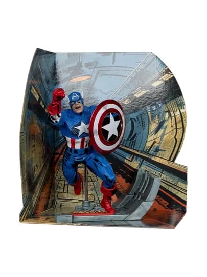 Масштаб фигурки Капитана Америки, из комиксов Marvel, в масштабе 1/10