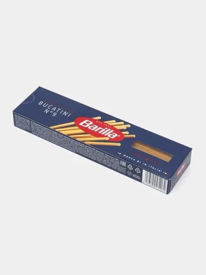 Макаронные изделия Barilla Bucatini n.9, из твёрдых сортов пшеницы, 400 г