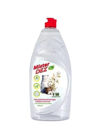 Гель для мытья посуды, овощей и фруктов Mister DEZ 1 л