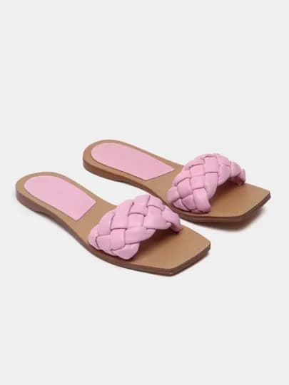 Тапочки женские Zara, Stradivarius, Bershka — ZARAOFF-STR9260-РОЗОВ-41