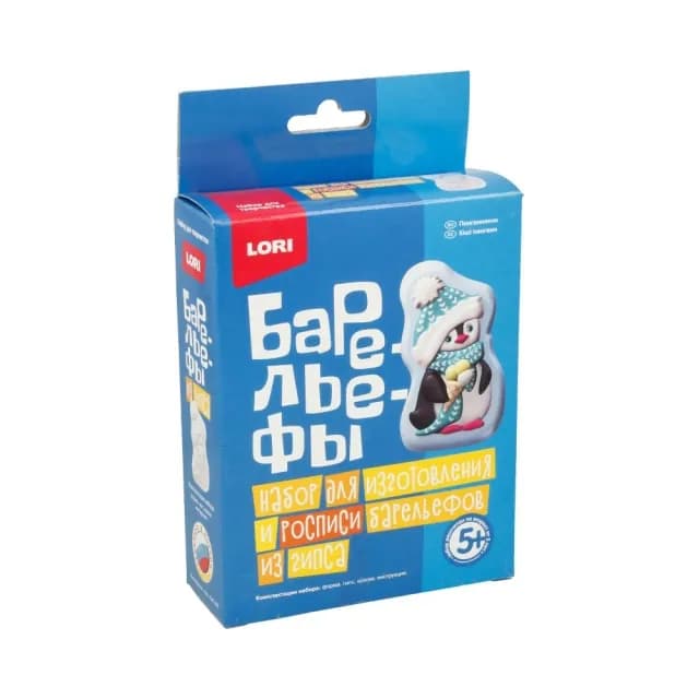 "Lori" Gipsdan barelyeflar "Pingvinok" Pz/G-005